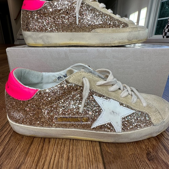 GOLDEN GOOSE Superstar Glitter Low-Top Sneakers - Picture 16 of 16